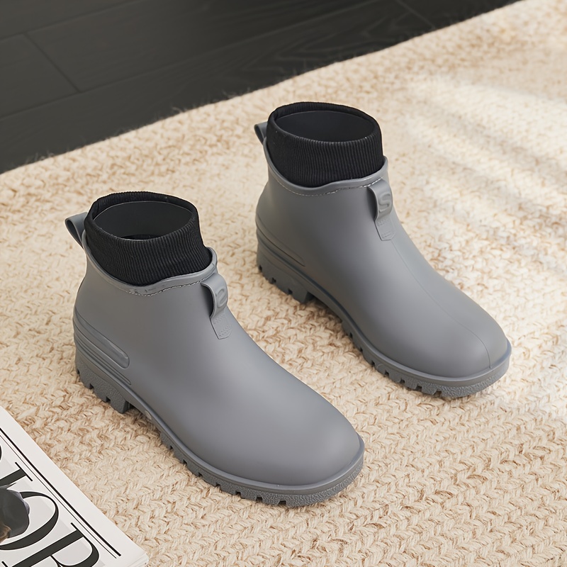 rain boots over shoes womens