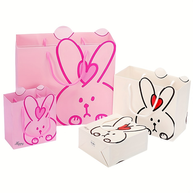 Cute Bunny Bear Print Ziplock Bags - Perfect For Baby Shower