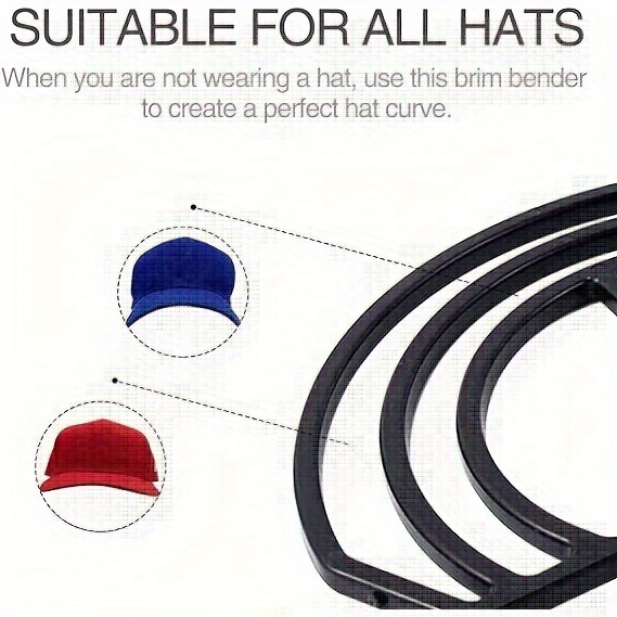 Hat Brim Bender Baseball Cap Shaper Hat Curving Band Dual Option Slot  Convenient