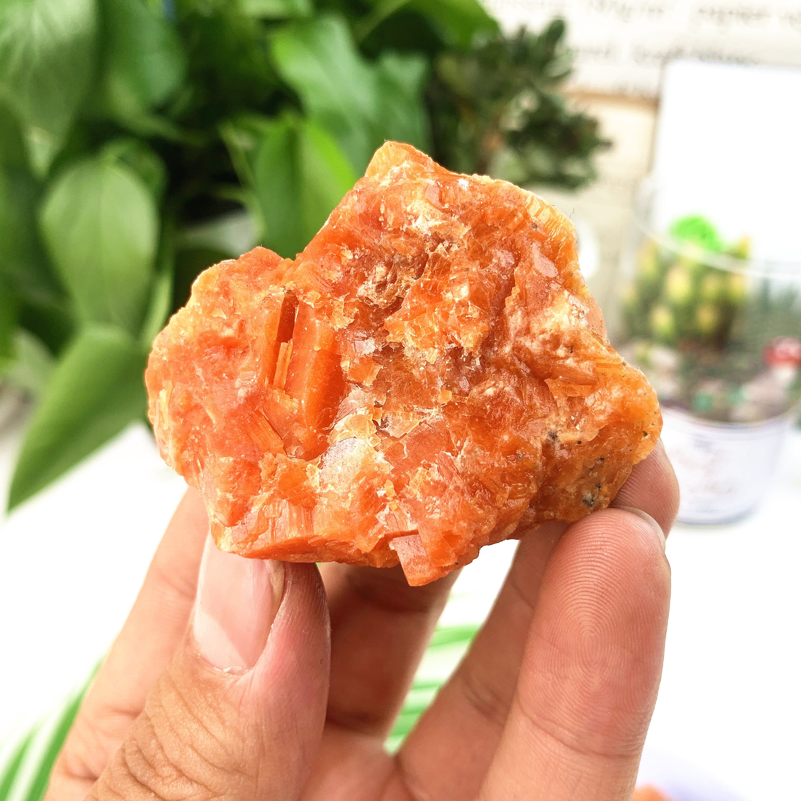 Image of 1pc/5pcs/10pcs Natural Sunstone Crystal And Gemstone Crystal, Fish Tank Filler, Flower Pot Fish Tank Decoration Stone, Jewelry Making, Decoration, Garden, Fountain, Other Items