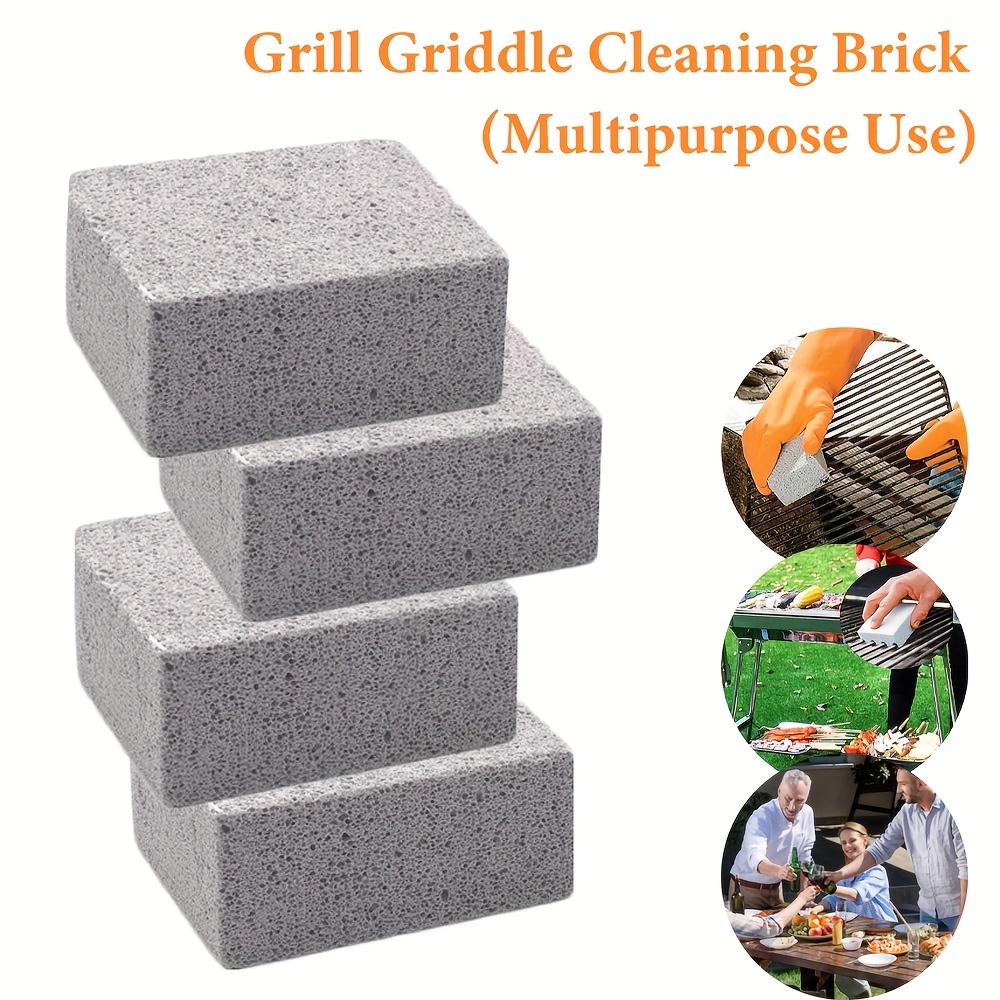 Grill Griddle Cleaning Brick Block Ecological Grill Cleaning - Temu