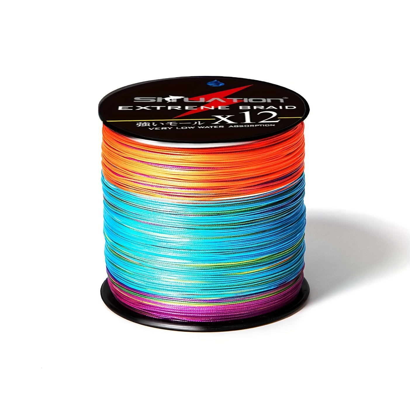 200m 12 Strands Abrasion Resistant Braided Lines, Anti-bite Super-tension  Raft Fishing Line For Freshwater Saltwater
