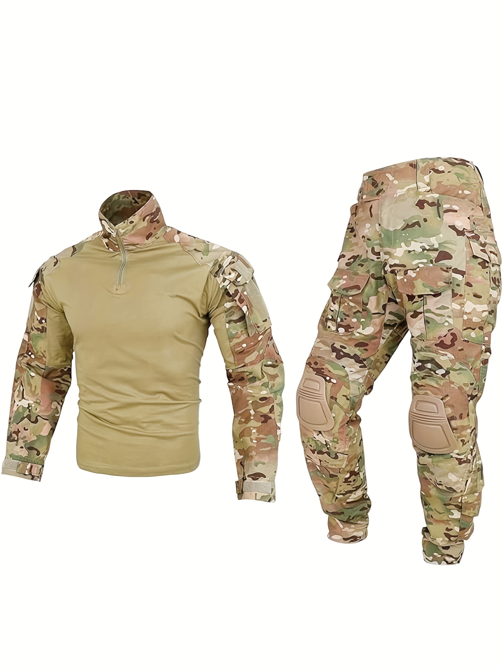 Traje militar Multicam para hombre, uniforme táctico, camisa de combate,  pantalones Softair militares, resistentes al desgaste, para acampar