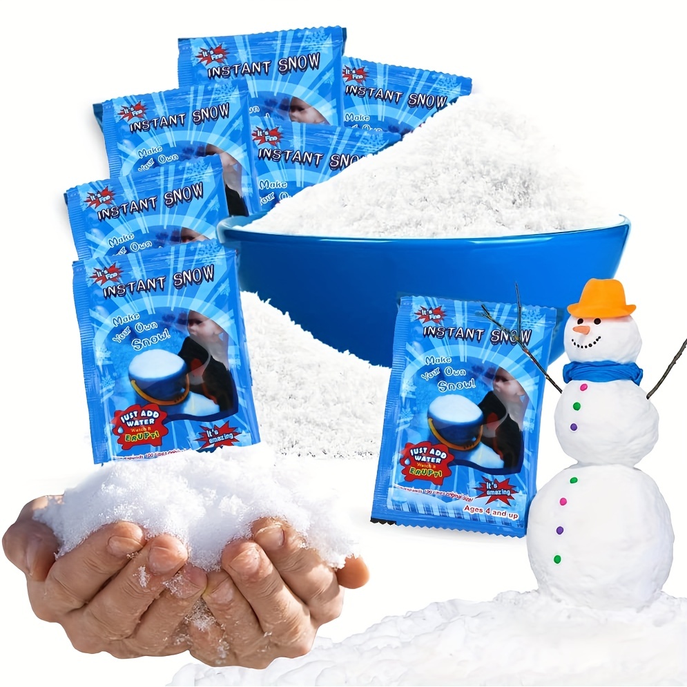 The Glowhouse Instant Snow Powder 130g - Instant Magic Snow Fake Party  Decoration