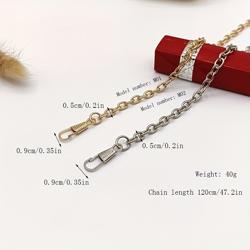 Bag Chain Hook Chain For Purse Replacement Strap Shoulder Bag Handbag