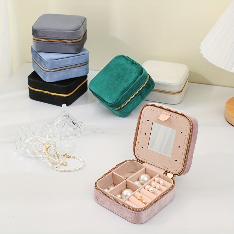 Clear Plastic Jewelry Organizer Box Earring Storage Organizer Travel  Jewelry Case Joyeros Organizador De Joyas - Storage Boxes & Bins -  AliExpress