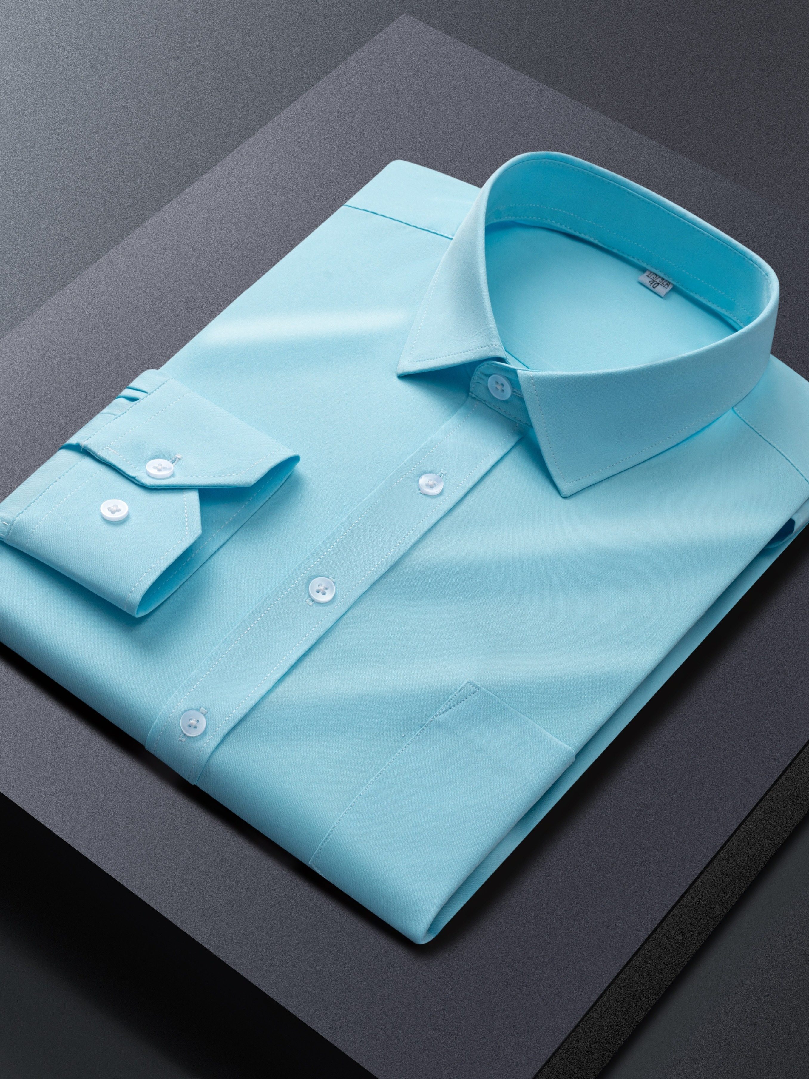 teal dress shirt sold on Temu United States
