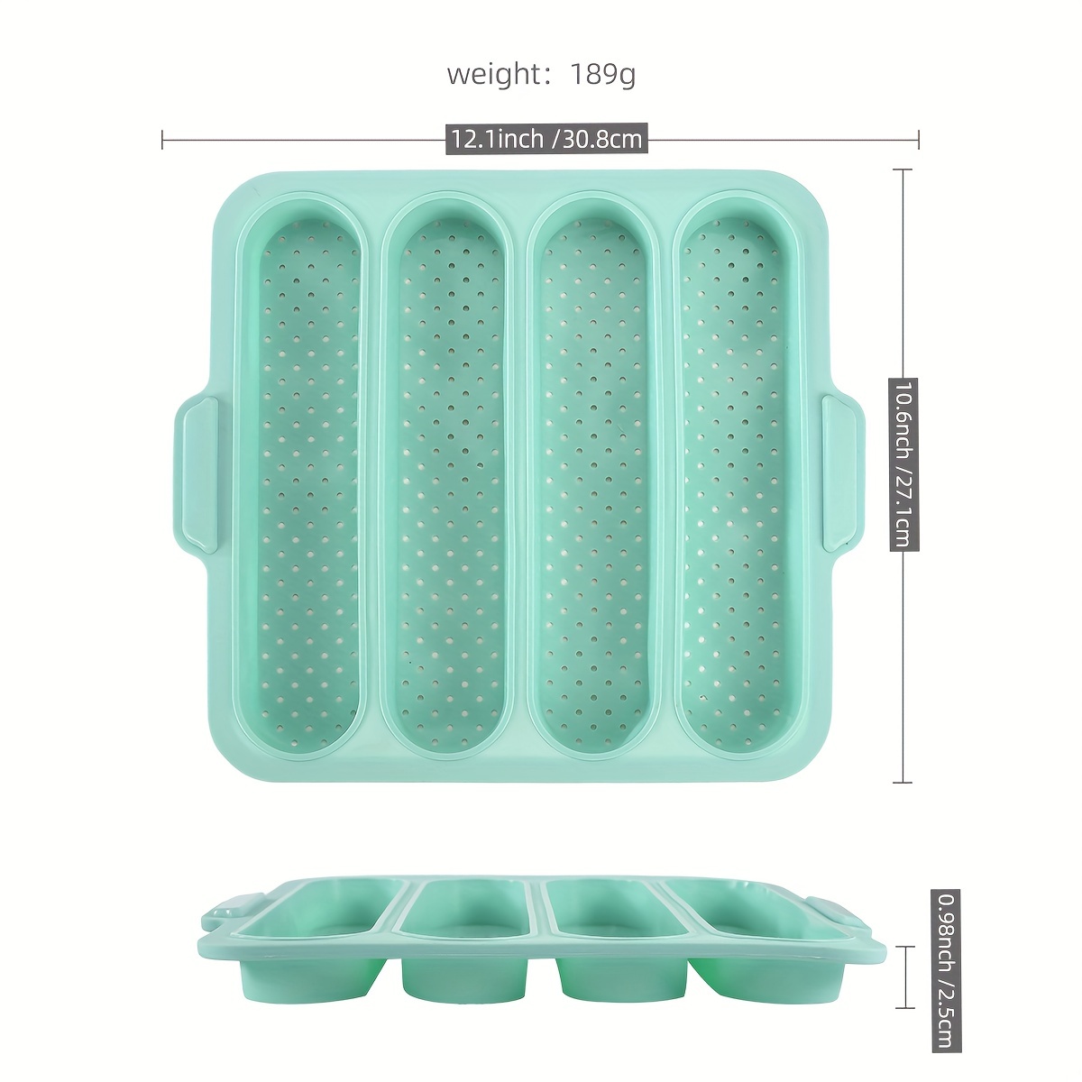 Silicone Baguette Pan, Heat Resistant French Bread Pan, Bpa-free Baking Loaf  Mold, Oven Accessories, Microwave And Dishwasher Safe, Baking Tools,  Kitchen Gadgets, Kitchen Accessories - Temu