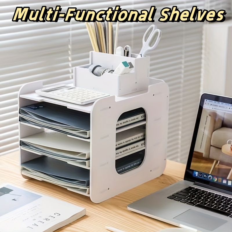 Office Supplies Documents Paper Storage Box Desktop Sorting Box