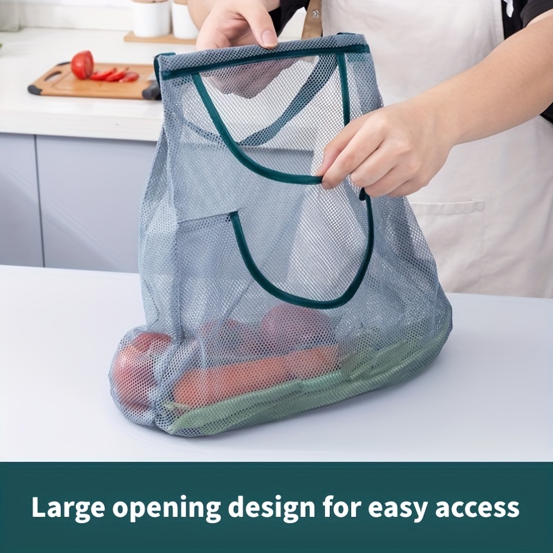 Breathable Mesh Garbage Bag Organizer Hanging Storage Bag Dispenser for  Reusable Plastic Bag Trash Bag Holder Kitchen Supplies - AliExpress