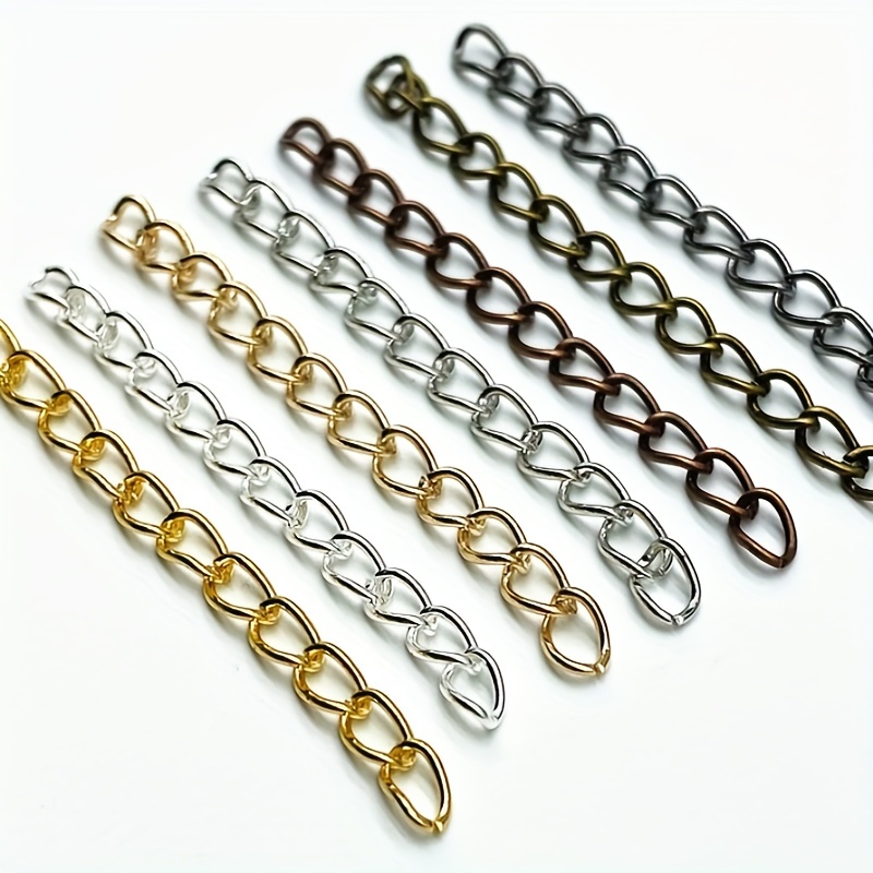 Extension Chain Tail Chain Necklace Extender Chain Twisted - Temu