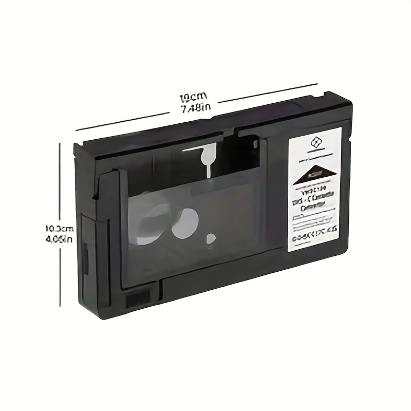 Adaptateur de bande VHS-C vintage original, convertissez les bandes VHS en cassette  vidéo VHS-C demi-taille avec cette boîte de conversion ! Non compatible  avec 8 mm/MiniDV/Hi8 - Temu France