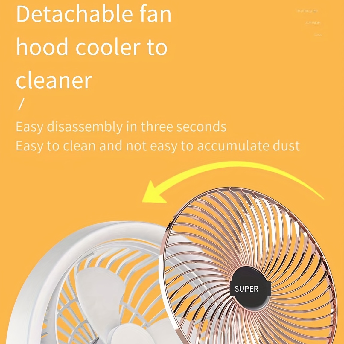 Desktop Fan Home Silent Usb Charging Portable Electric Fan Mini Desktop Air  Circulation Fan White Desktop Model, Summer Essential - Temu