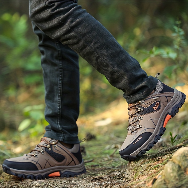 Scarpe Trekking Resistenti Lacci Bassi Uomo, Impermeabili E Antiscivolo,  Comode Escursioni, Caccia, Campeggio E Trekking, Alta Qualità E  Conveniente