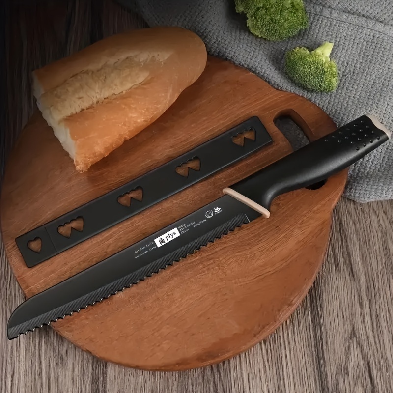 Bread Knife Toast Slicing Kitchen Special Knife Household Sandwich Cutting  Cake Sawtooth Knife Baking Stainless Steel Saw Knife