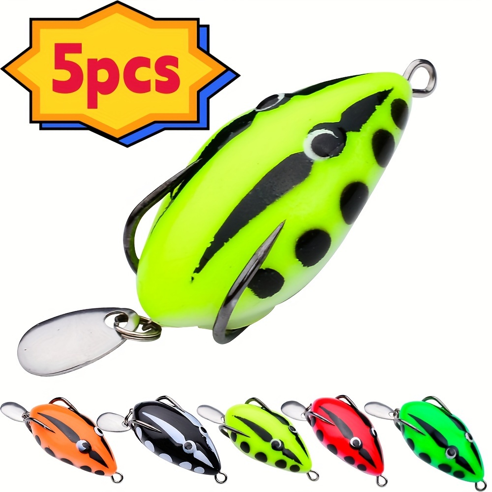 Double Sequin Artificial Simulation Frog Lure Bionic Popper - Temu