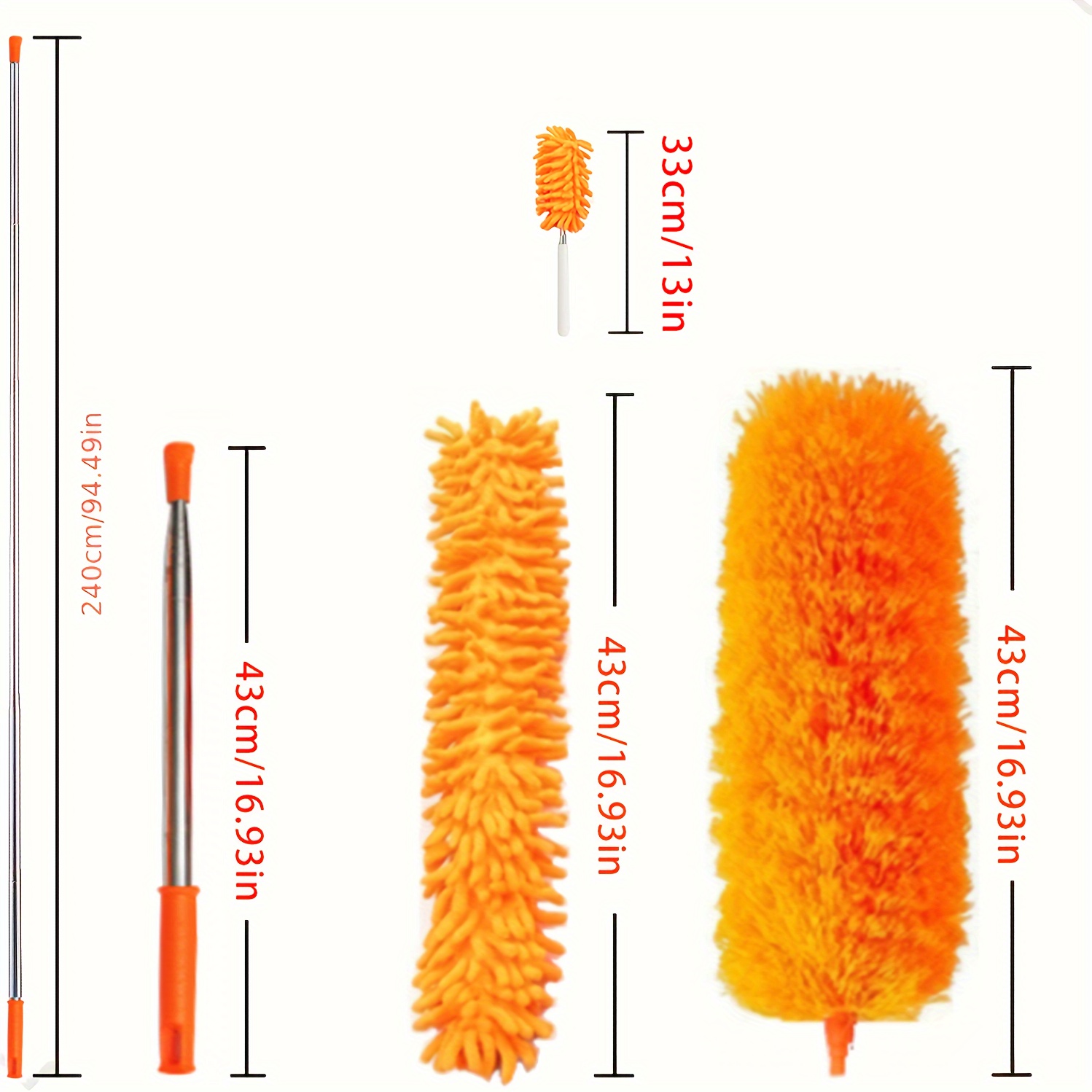 1 Cepillo/plumero Limpieza Retráctil Material Microfibra - Temu Spain