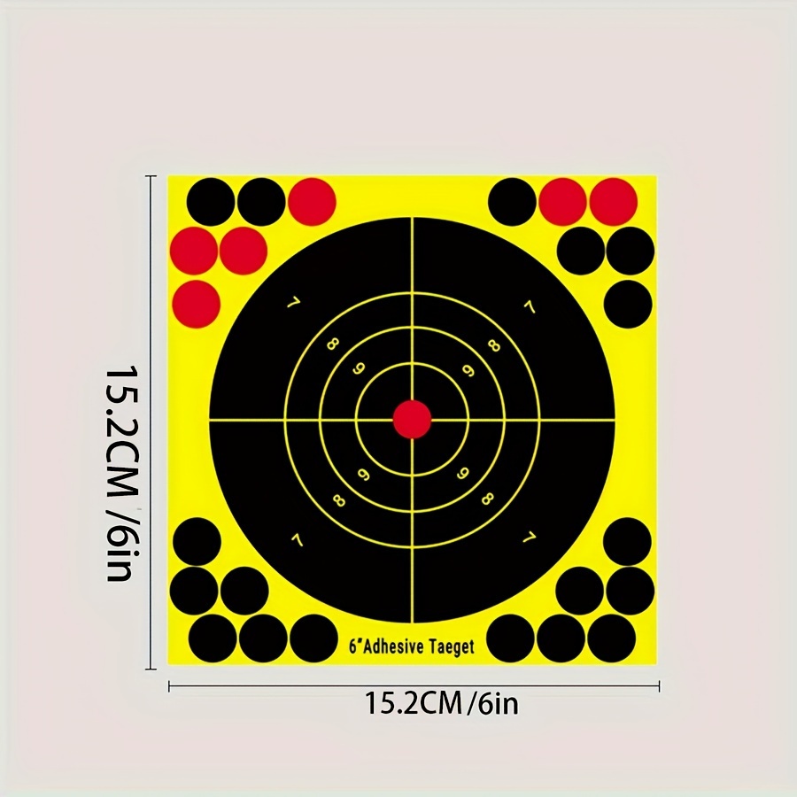 Fluorescent Stick & Splatter Self Adhesive Shooting Targets Paper