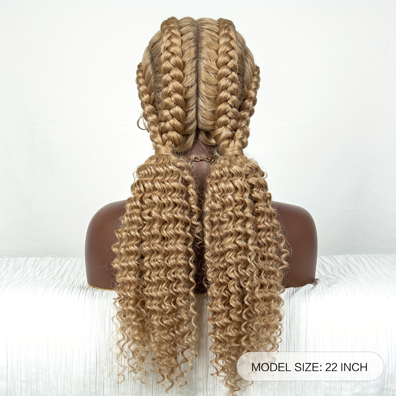 Synthetic Lace Cornrow Halloween Braids Wigs Four Strands Temu