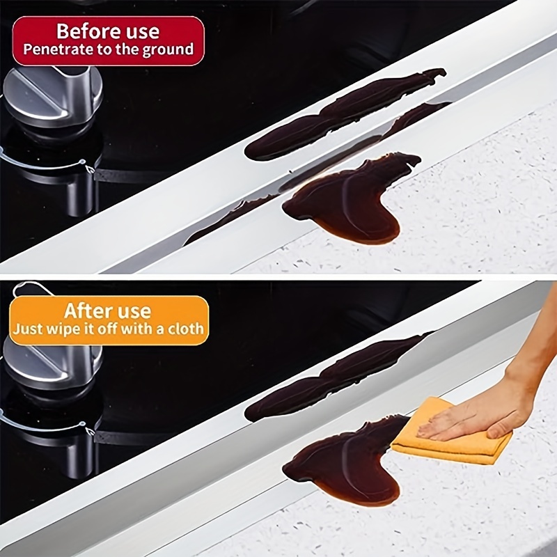 Kitchen Stove Gap Cover, 2-Pcs Counter Side Gap Cover Guards with Heat  Resistant