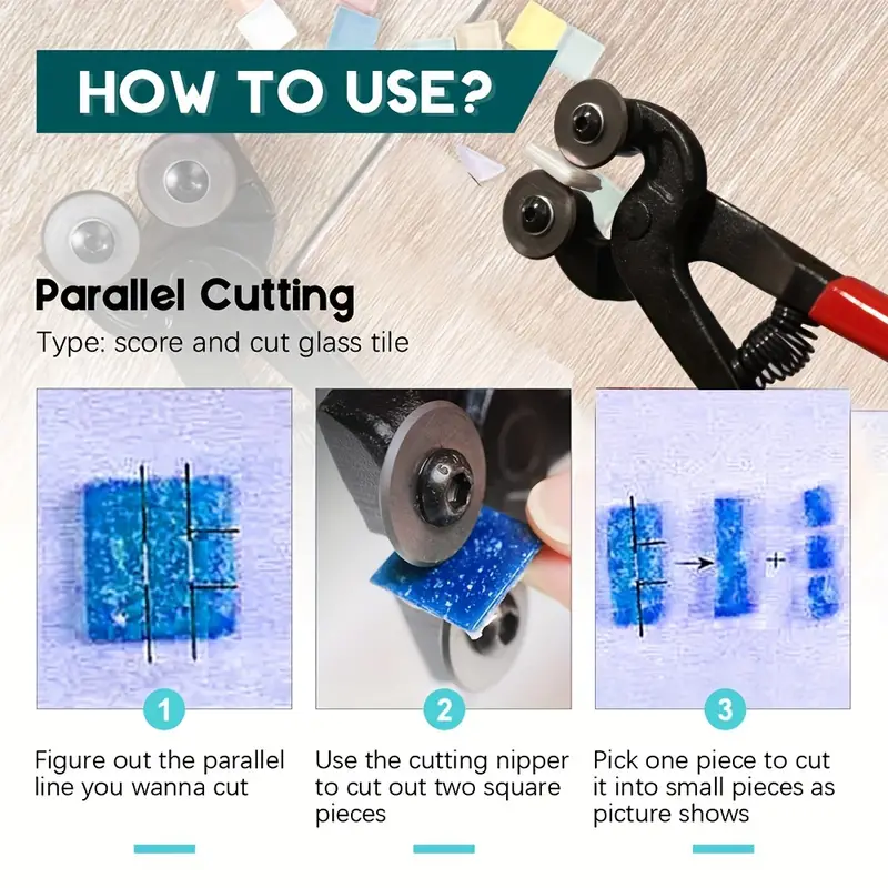 Mosaic Tool Glass Mosaic Cutting Pliers With Hardened - Temu