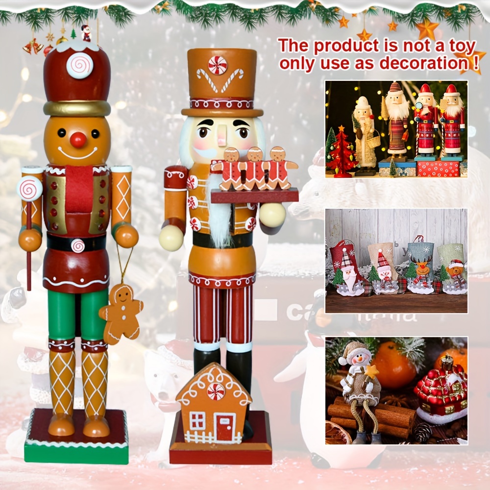  Niedliche Cartoon-Roboter Weihnachten Holz Ornament Anhänger,  Urlaub Kreative Geschenke Baum Ornamente Weihnachten