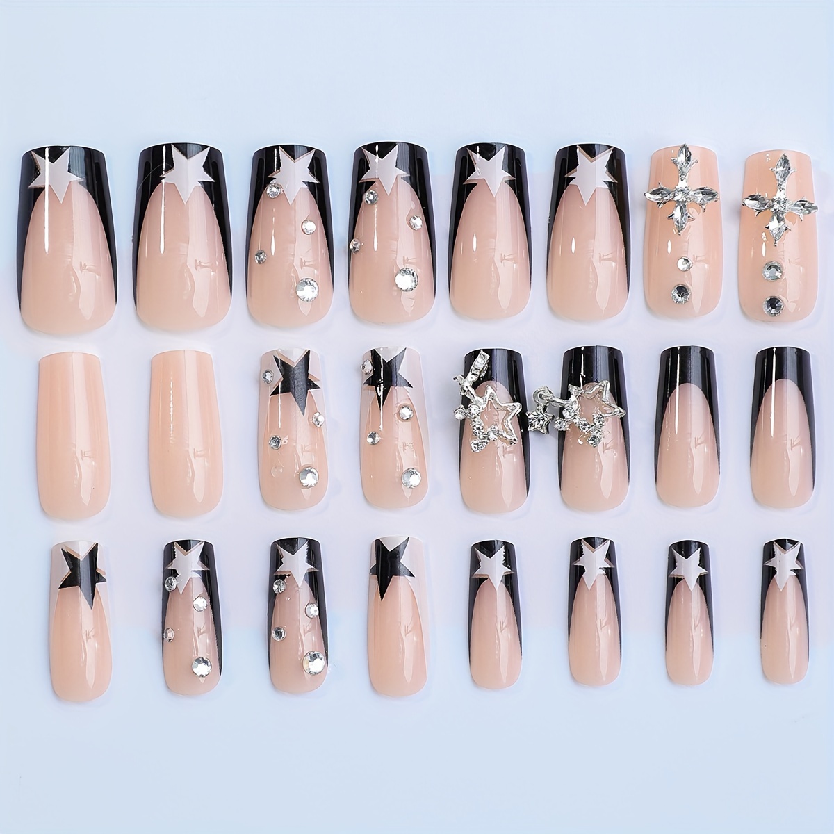 240 Stück Transparente Nagelspitzen 3XL – Gerade & Quadratisch Für Nagelverlängerung | Acryl Spitzen Ohne C-Kurve Für Salon & DIY