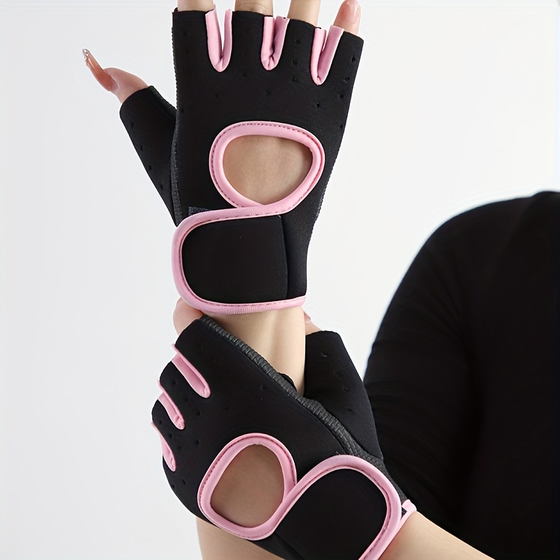 Guantes Fitness Medio Dedo Hombres Mujeres Guantes - Temu