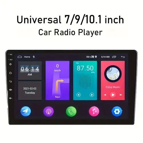 2 Din 8G + 128G Para Android 12 CarPlay Auto Car Radio GPS - Temu Chile