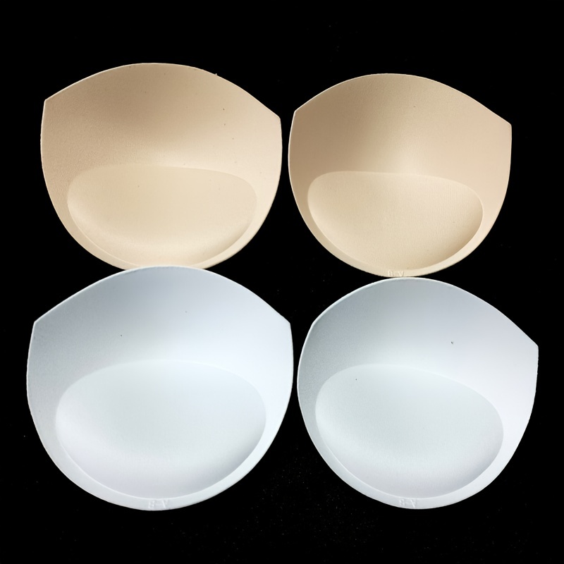 3 Pairs Bikini Bra Sponge Pads Invisible Push Up Chest Enhancer Pads