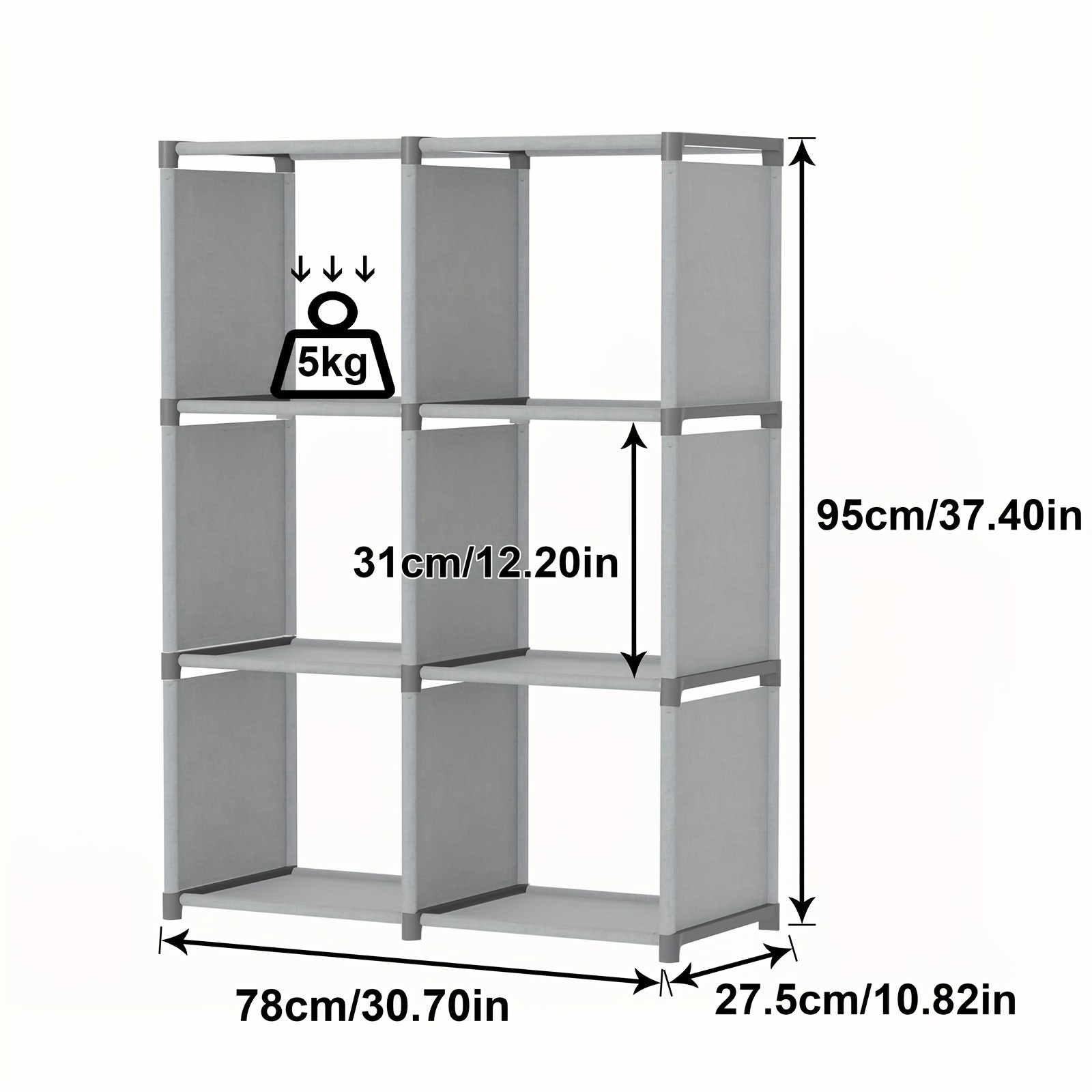 Comprar Estantería para libros de 3/4/5 estantes, estantería de