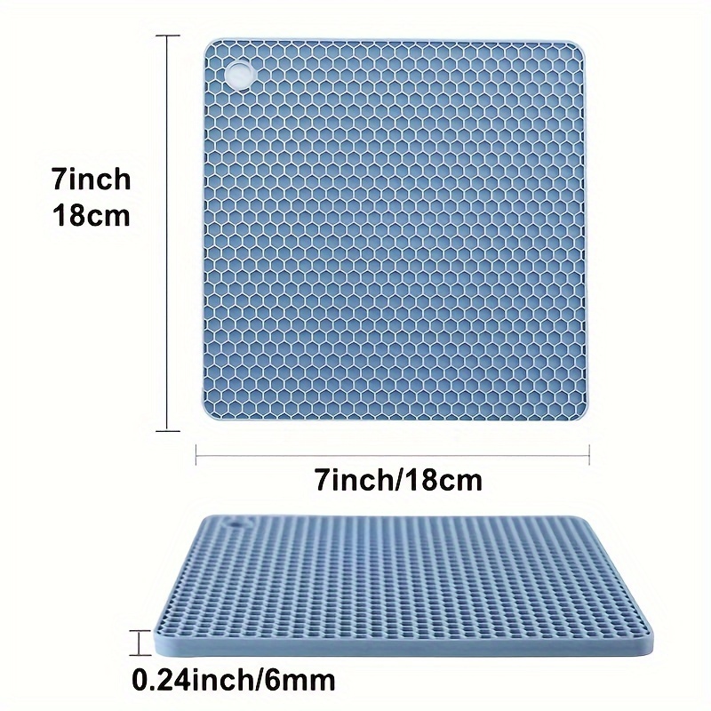 Heat Insulation Round Honeycomb Silicone Placemat Non slip - Temu