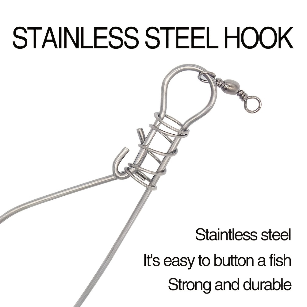 Stainless Steel Fishing Stringer Clip Fishing Buckle Lock - Temu Canada