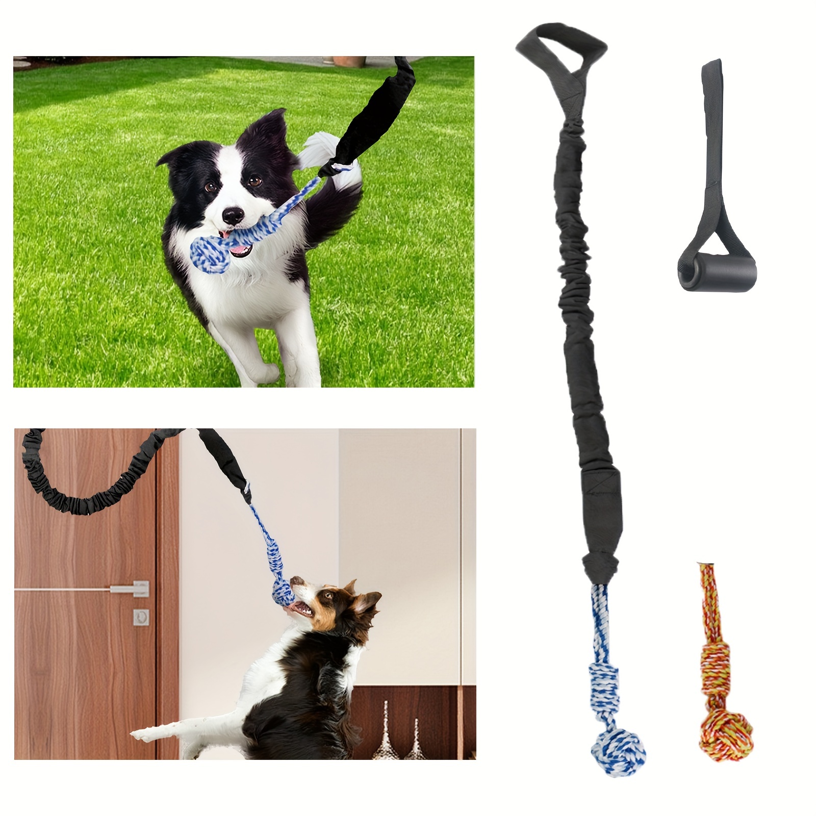 Pelota interactiva para juguetes para perros, juguete para perros de  fútbol, juguete para cachorros de fútbol al aire libre, cuerda de algodón,  juguete para cachorros de fútbol, respuesta rápida