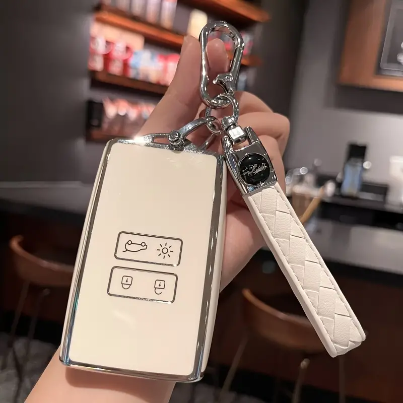Schlüsselanhänger Abdeckung Mit Umhängeband Autoschlüssel - Temu