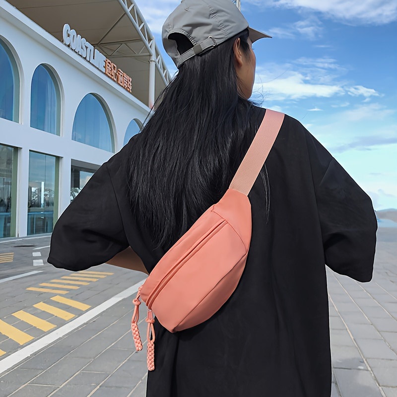 Riñonera Moda Mujer Bolsa Pecho Deportes Aire Libre Bolso - Temu