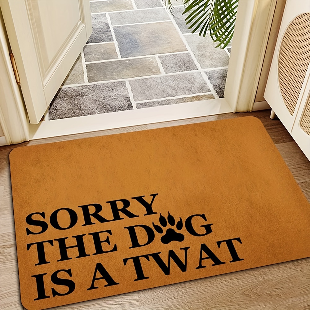 Funny Welcome Doormats, Indoor Entrance Mat, I Am Blessed Coming