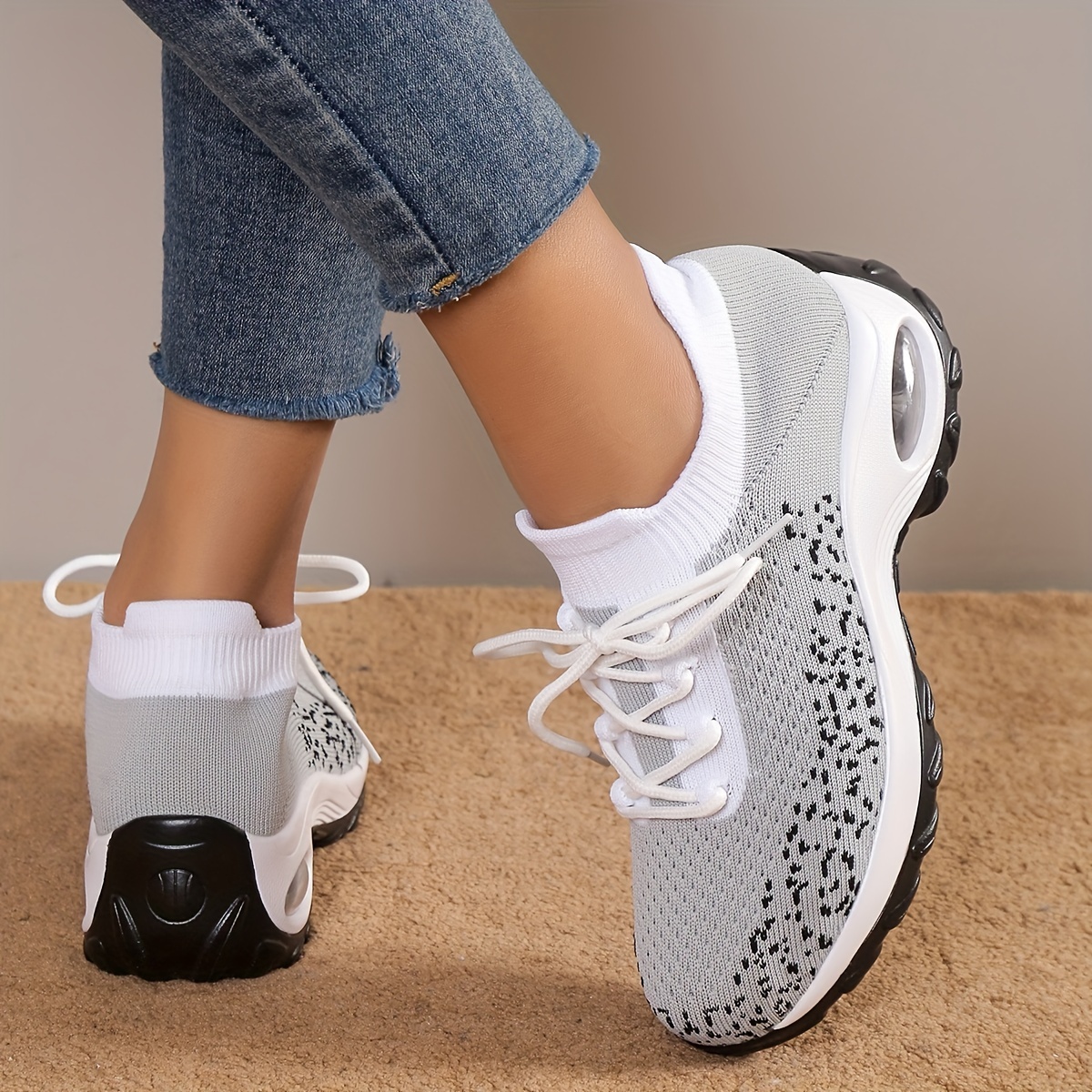 Women's Soft Bottom Bounce Lightweight Socks Shoes Non Slip - Temu