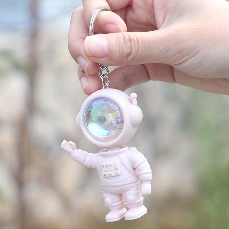 astronaut bag charm keychain
