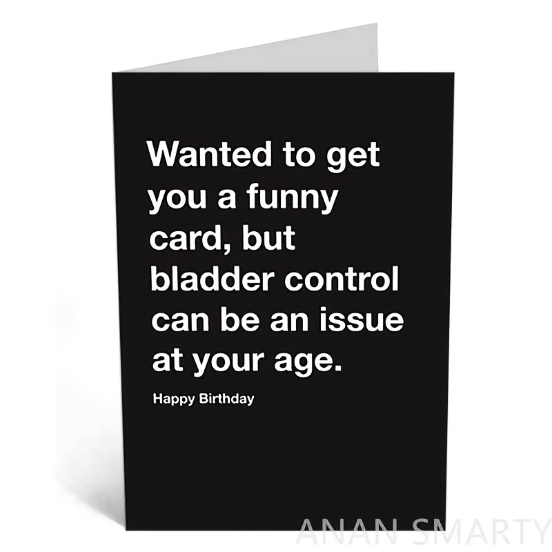 

Funny Birthday Card, Happy Birthday Card | 5*7in With Envelope