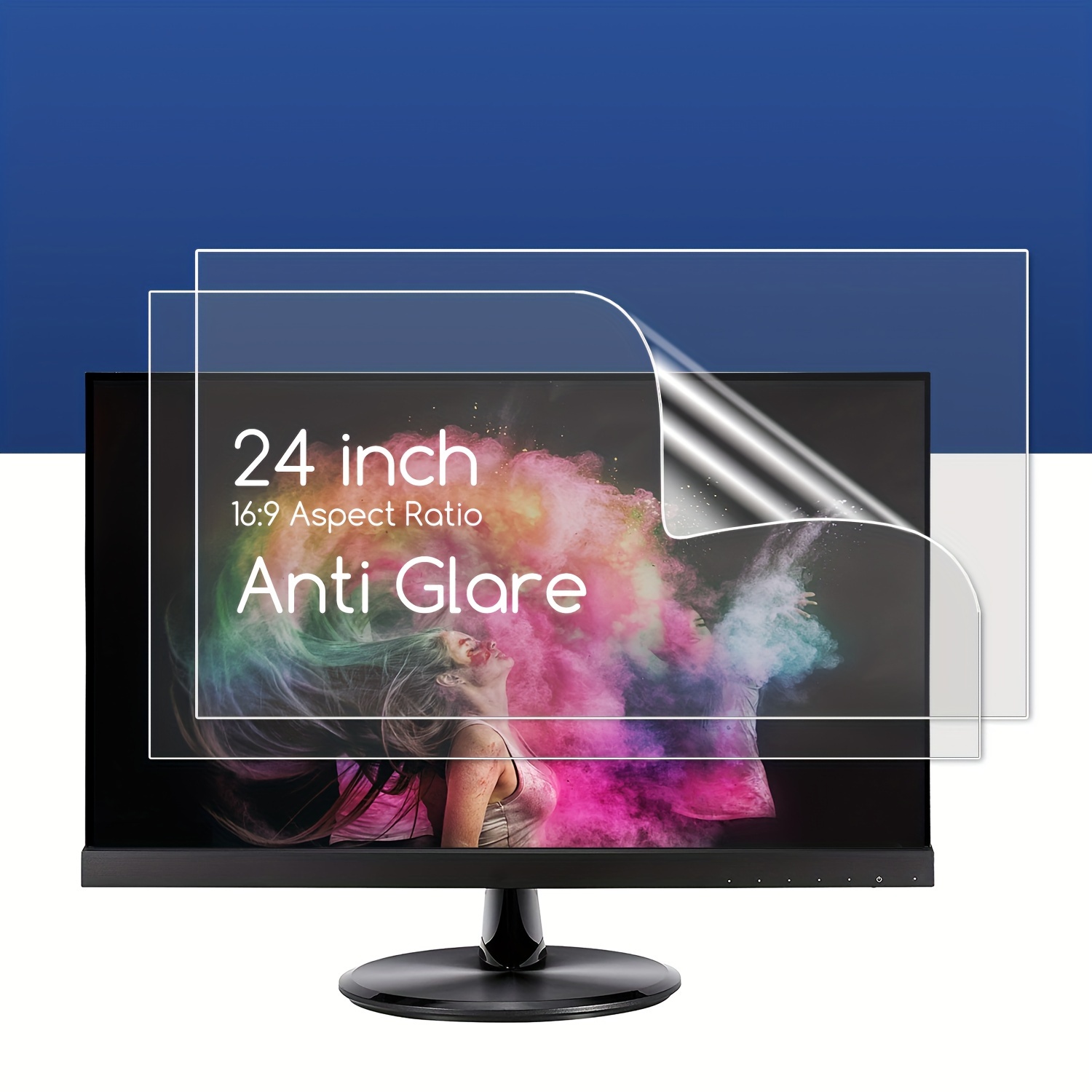 Protector de pantalla antideslumbrante con luz azul de 20 pulgadas para  Dell/HP/Acer/ViewSonic/ASUS/Aoc/Samsung/Sceptre/LG Diagonal de 20 pulgadas