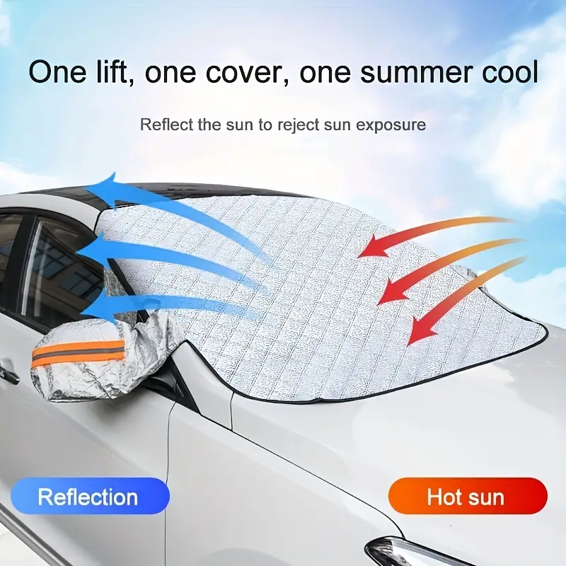 Car Windshield Snow Cover Outdoor Sunshade Waterproof Anti Ice Frost Auto  Protector Winter Car Exterior Covers For Sedan & SUV