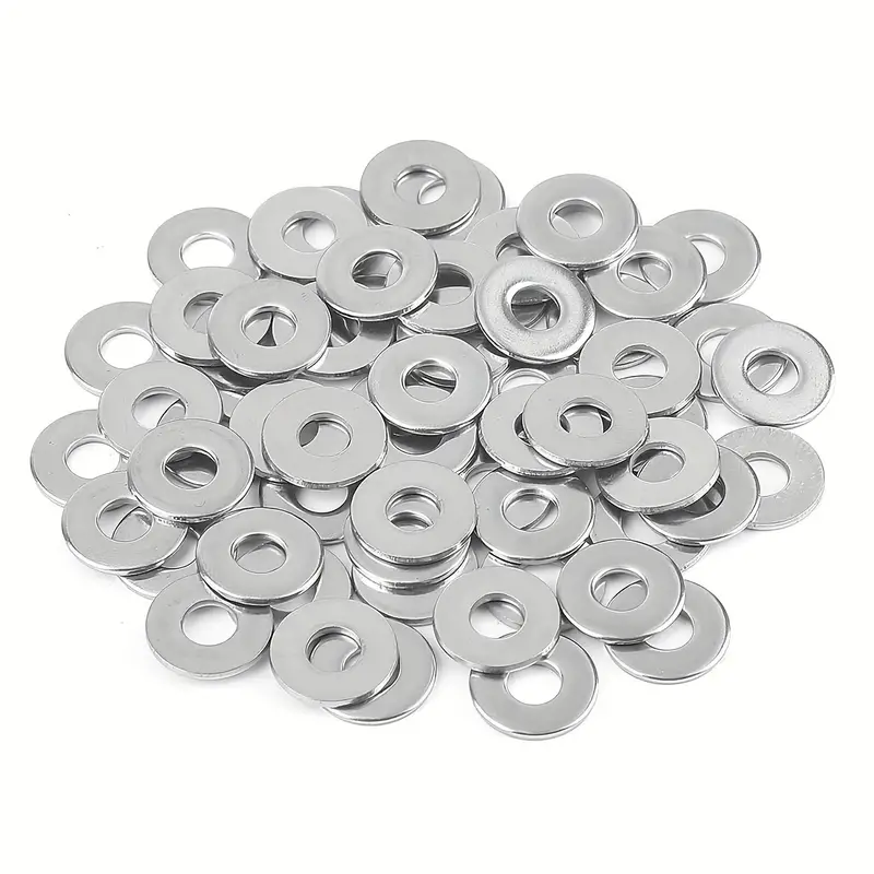 304 Stainless Flat Washer M8 M10 M12 Stainless Steel - Temu