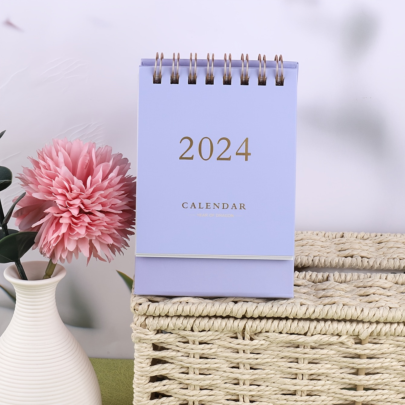 2024 Desktop Simple Calendar Month Chinese Calendar Planner - Temu