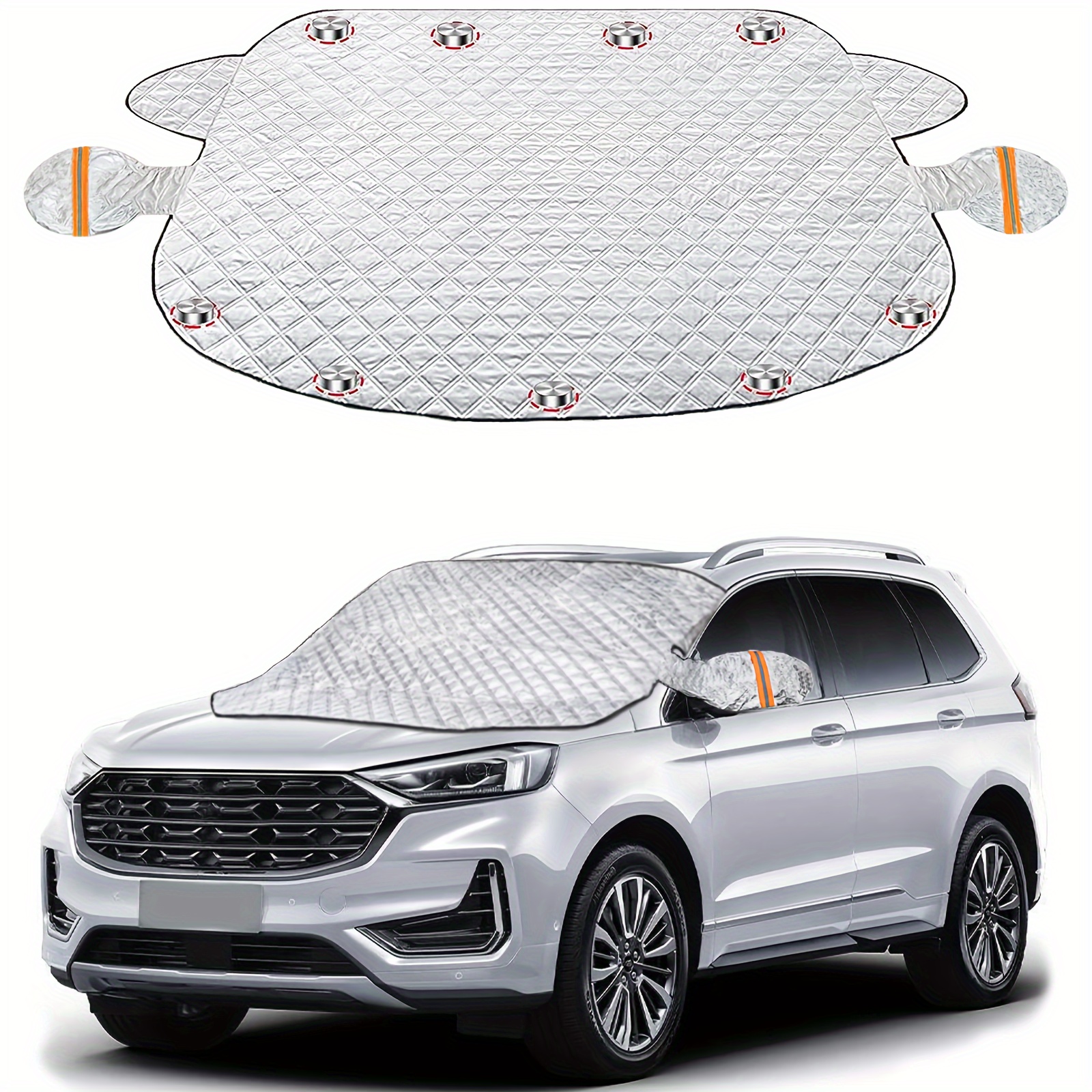 Car Windshield Cover, Thick Windscreen Covers Frost, Waterproof Car Front  Window Cover Protector Anti Snow Ice Frost Sun UV Dust for SUVs Cars