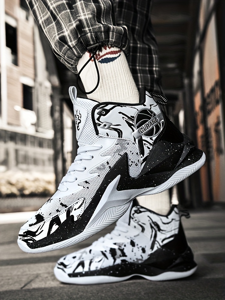 Men s Style High Top Basketball Shoes Comfy Temu