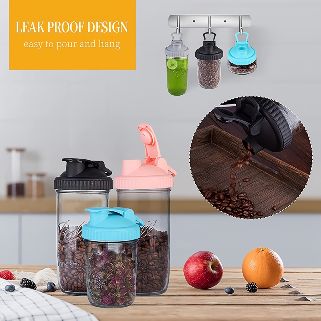 Regular Mouth Mason Jar Flip Cap Lids 8 3 38in Inner Diameter
