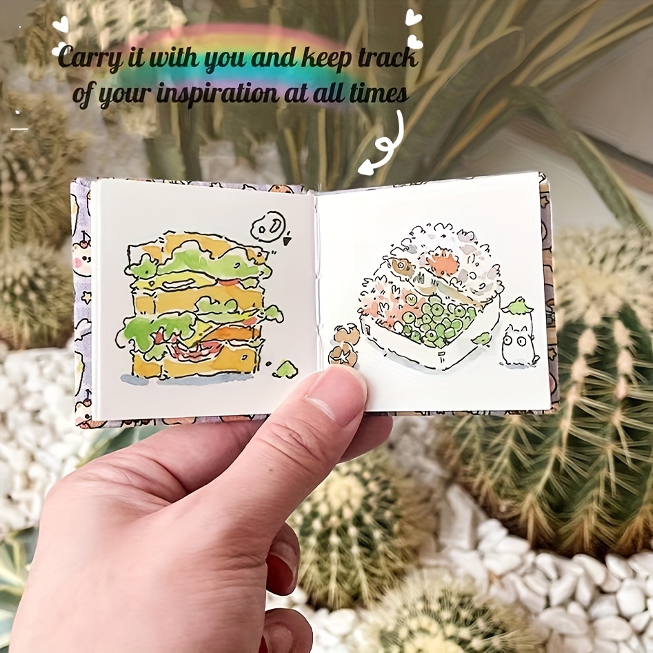 Travel Watercolor Book Mini Portable Sketch Book Medium - Temu