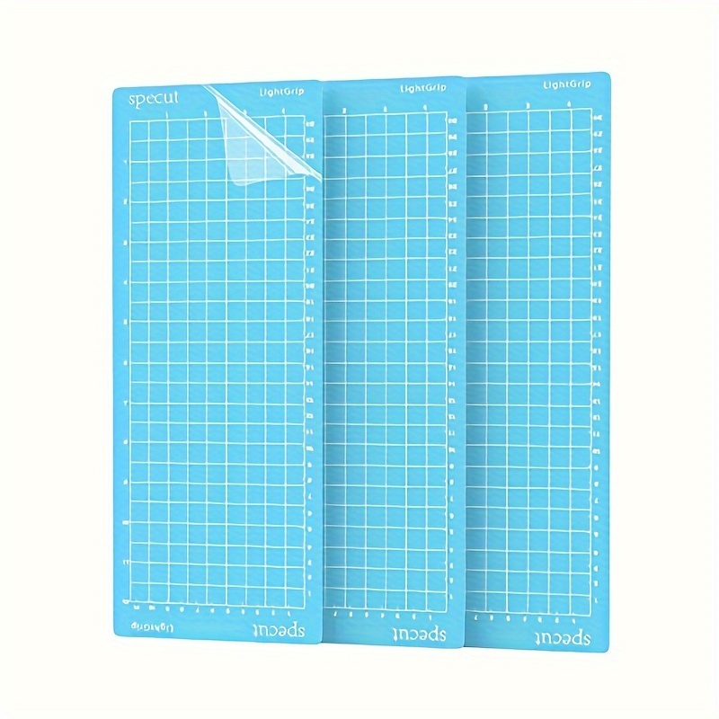 REALIKE Cutting Mat for Silhouette Cameo3/2/1, 3Pack Replacement 12x24 inch Vinyl Variety Grip Cutting Mat for Craft Sewing.