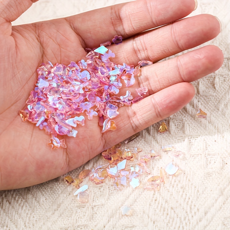 100pcs 3D Aurora Fatback Resin Crystal Rhinestones for Nail Art